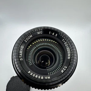 Star-D Camera Lens 1:4.5 F=80mm-200mm Zoom MC #858554 Not Tested! Read - Picture 1 of 16