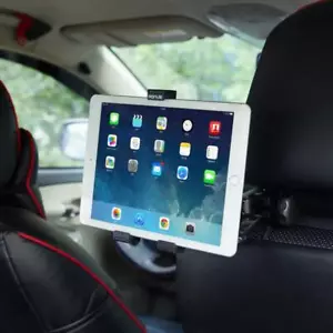 CAR MOUNT HEADREST HOLDER BACK SEAT CRADLE SWIVEL DOCK ENTERTAINMENT for TABLETS - Picture 1 of 6