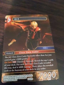 Final Fantasy TCG Promo Ace 3-003R Foil - Picture 1 of 2