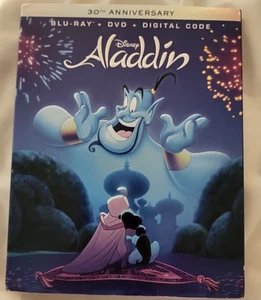 Aladdin 30th Anniversary Blu-Ray DVD Digital Code New Sealed - Picture 1 of 4
