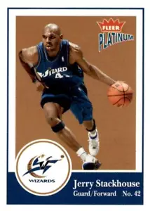 2003-04 Fleer Platinum #104 Jerry Stackhouse - Picture 1 of 2