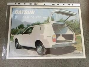 Nissan Sunny Van brochure Oct 1978 VGC BI 36 - Picture 1 of 2