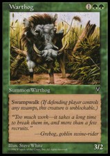 Magic the Gathering MTG Warthog (124) Visions   LP