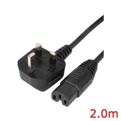 2m or 1m IEC Cable Stripper Steamer Power 10A Lead Plug Hot Condition - Image 1 of 2