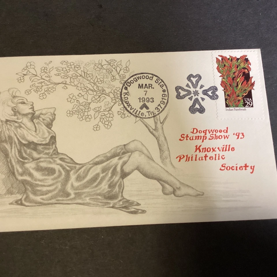 Dogwood Stamp Show-1993 Knoxville Philatelic Society Cover-US - Image 1 of 1