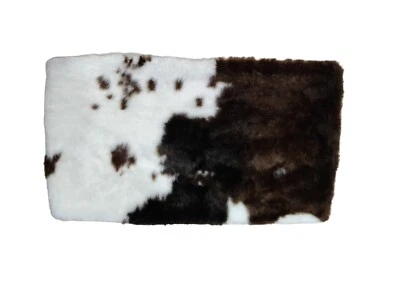 PIER 1 Faux Cowhide Pillow Cover Case Brown Cream Pier1 - Image 1 of 4