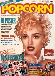 popcorn Nr. 6 vom Juni 1990 Zeitschrift Jugendmagazin Musik Film Kino Lifestyle - Bild 1 von 16