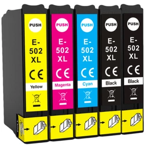 5 wkładów atramentowych do Epson XP-5100 XP-5105 XP-5115 XP-5150 WF-2860DWF WF-2865DWF - Zdjęcie 1 z 5