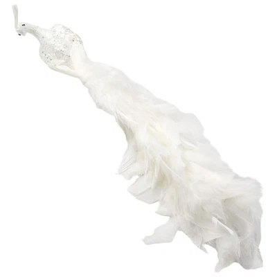 Simulierter Weißer Pfau Pfau Dekorationen Und Andere Dekorative Szenen - Bild 1 von 4