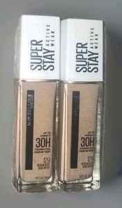 2 CONFEZIONI Maybelline Super Stay 129 BEIGE MEDIO  - Foto 1 di 1