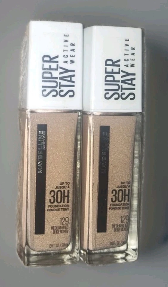 2 PACK Maybelline Super Stay 129 MEDIUM BEIGE  - Image 1 of 1