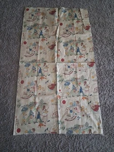 2 Yards Dick And Jane by Alexander Henry Fabrics 2003  Cream Background - Picture 1 of 4
