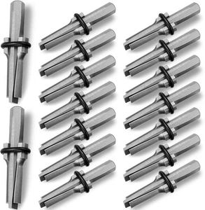 16 Pcs Rock Splitting Wedges, 5/8 Inch Wedge and Feather Shims, Heavy Duty St... - Picture 1 of 6