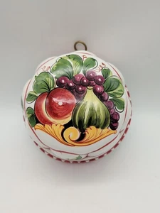 Molde de cerámica Bassano ABC Italia decoración de pared higo uvas cosecha de colección - Imagen 1 de 6