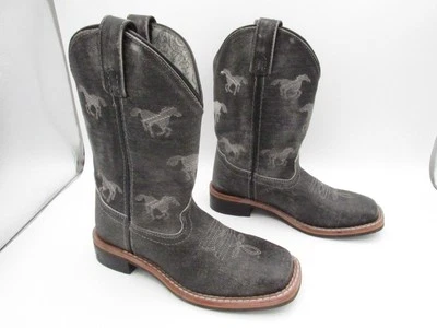 Smoky Mountain Western gray Cowboy Boots. 3881 C "Youth Size 1 R" - Image 1 of 4