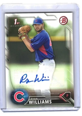 Ryan Williams Bowman 1st Bowman 2016 automático RC #PA-RW (H304) envío máximo de $6 Foto 1 de 2