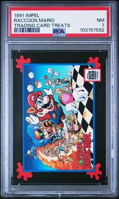 1991 Impel Raccoon Mario Trading Card Treats PSA Graded - Image 1 of 2