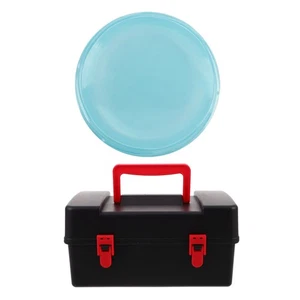  Battle Tops Custodia, Scatola di Trasporto in Plastica con Maniglia Giroscopio Battaglia - Foto 1 di 17