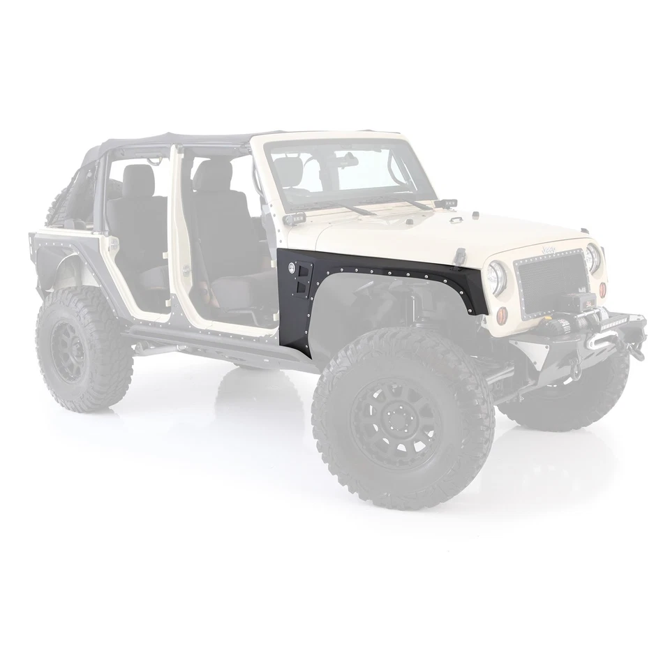 Smittybilt 76880 XRC Armor Fender Skin for 07-18 Jeep Wrangler JK 2/4-DR - Image 1 of 1