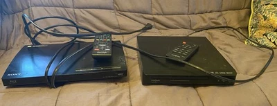 Lot (2) Sony Blue Ray Player BDP-S185 DVD With Remote & Insignia Tested Work - Image 1 of 4