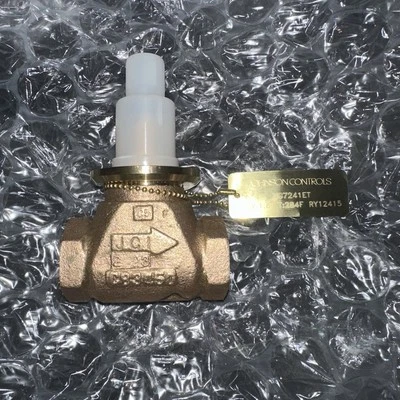 Johnson Controls VG7241ET Globe Valve, 2-Way, 1/2" Size, Union New - Image 1 of 2