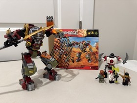 Retired LEGO Ninjago 70592 Salvage M.E.C. Almost Complete Minifigs, Instructions