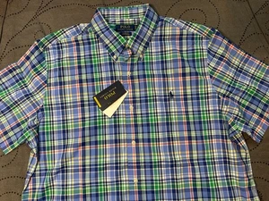 CAMISA RALPH LAUREN PERFORMANCE CORTE CLÁSICO ABOTONADA S/S TALLA XL HOMBRE $125.00 - Imagen 1 de 5