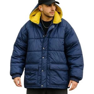 Vintage Oversized Montgomery Ward Warm Hooded Oversize Outerwear Jacket, Large - Picture 1 of 9