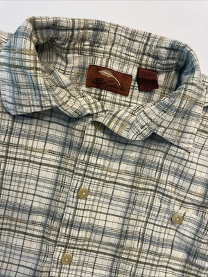 Bob Timberlake Shirt Cotton Button Down Short Sleeve Plaid Men’s Size Large. - Image 1 of 4