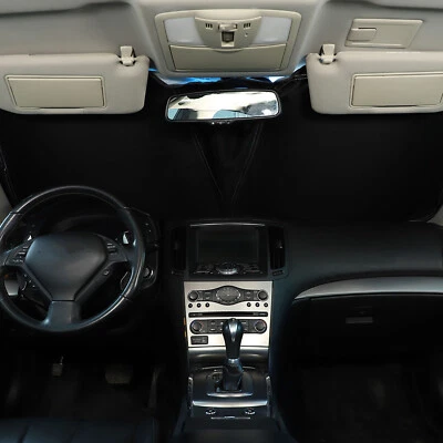 Солнцезащитный козырек на лобовое стекло и сумка для хранения на заказ подходят для Infiniti G25 G35 G37 2007-2013 годов выпуска - Изображение 1 из 4