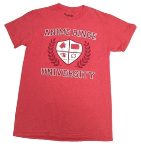 Spencer's Anime Binge University Gr. Medium rotes T-Shirt neu ohne Etikett - Bild 1 von 1