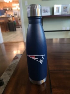 New England Patriots Stainless Steel Water Bottle NWOT - Picture 1 of 6