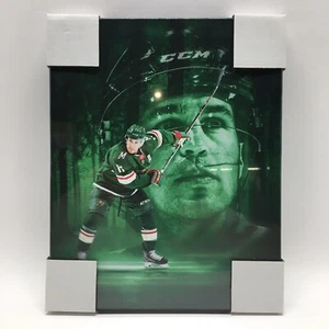 MN Wild Zach Parise Lona Art 8 X 10 ¡Como nuevo! Grupo promocional de Spartan - Imagen 1 de 6
