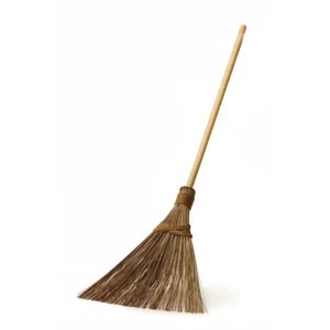 Garden Broom Multi Surface Sturdy Outdoor Coconut Bristle Upright 18 Inch - Picture 1 of 12