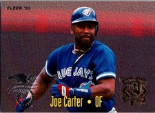 1995 Fleer Barry Bonds Joe Carter #6 All Star Insert Baseball Card GIANTS JAYS