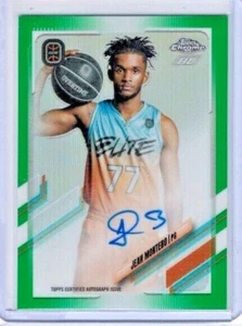 2021-22 Topps Chrome OTE Elite Jean Montero Green Refractor Auto #'ed 06/75 - Picture 1 of 1