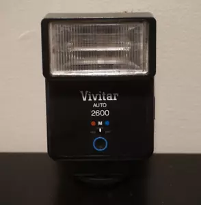 Vivitar Auto 2600 Shoe Mount Flash 35mm Camera Flash - For Parts / As Is - Picture 1 of 6