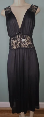 Ночная рубашка Adonna Black в стиле Ольги размер Small - Изображение 1 из 4