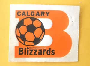 CALGARY BLIZZARDS FUSSBALLCLUB Vintage TUCHAUFNÄHER - Bild 1 von 2