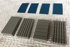 Curve-Flex-Slotted-Pro tm.  Kit de bloque de lijado manual profesional de 8 piezas 5,5" - Imagen 1 de 11