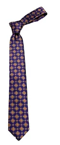 Corbata de patrón azul para niños - jóvenes - jóvenes para bodas escolares formales - Imagen 1 de 2