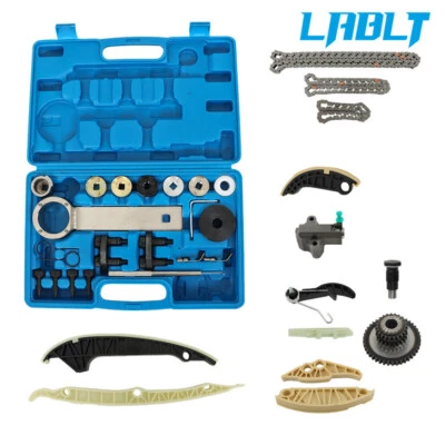 Cadena de distribución y caja de herramientas LABLT para Audi A4 TT Quattro VW CC Tiguan 2009-2015 2,0T Foto 1 de 4