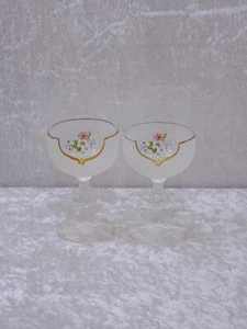 ReJJaU - 2 X Calice Da Vino - Dipinto A Mano - Vintage - Picture 1 of 4