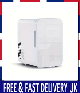6L Mini Fridge, Mini Bedroom Fridge, 2 Tier Compact Bedroom Car Fridge - UK - Picture 1 of 2