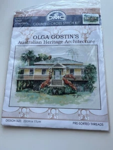 Historical Queenslander House Olga Gostin Cross Stitch Kit Australian Sealed - Picture 1 of 2