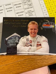 RICKY CRAVEN 1996 MAXX RACE CARD PROMO CARD RARE - Picture 1 of 4