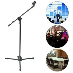 PROFESSIONAL BOOM MICROPHONE MIC STAND HOLDER ADJUSTABLE WITH FREE CLIPS