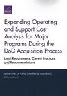 Expanding Operating And Support Cost Analysis For Major Progr... - 9781977400895