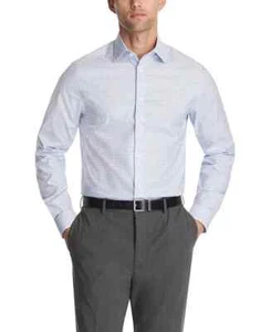 Michael Kors Mens Regular Fit Dress Shirt Blue 18 X 34/35 MSRP $90 - Picture 1 of 1