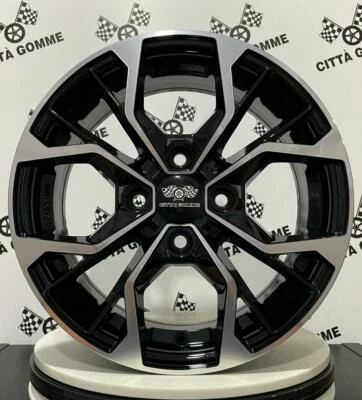 4 CERCHI IN LEGA COMPATIBILI SMART FORFOUR II FORTWO III 451 453 da 15" NUOVI - Immagine 1 di 2